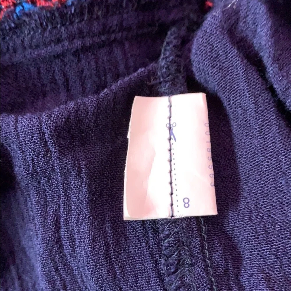 Forever 21 Blue Crochet Detail Round Neckline Short Sleeve Top - Picture 9 of 9